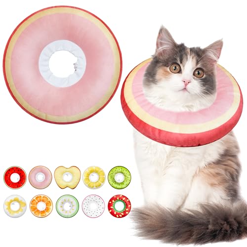 Cat Cone Collar Soft (Peach / Large)