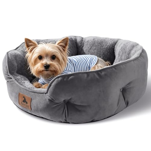 Medium Dog Bed for Medium Dogs (Medium (Pack of 1) / Grey)