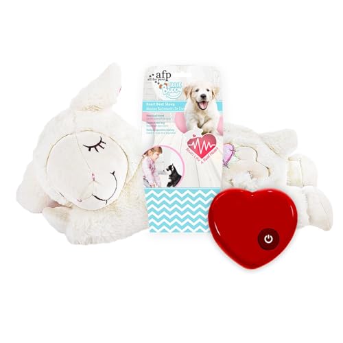 Heartbeat Dog Toy for Puppy (Beige Sheep)