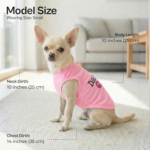 Dog Shirt 100% Cotton Shirts for Small Dogs (Small (5-8lbs))
