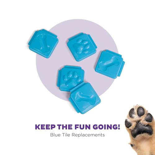 by Nina Ottosson Extra Tiles for Dog Puzzles (Blue / Replacement Part)