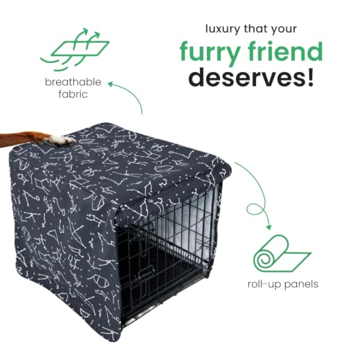Deep Blue Dog Crate Cover (Rocketman / 30.0"L x 19.0"W x 21.0"H)