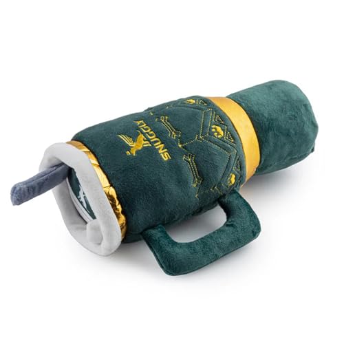 Snuggly Cup Plush Dog Toy Tumbler Parody Stuffed Chew Toy (Snuggly Cup (Green))