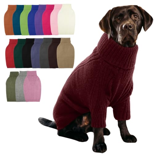 XXL Dog Sweater (Wine-Red / XX-Large)