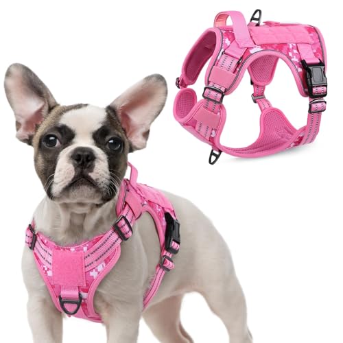 Tactical Dog Harness for Small (Pink camo / Small)