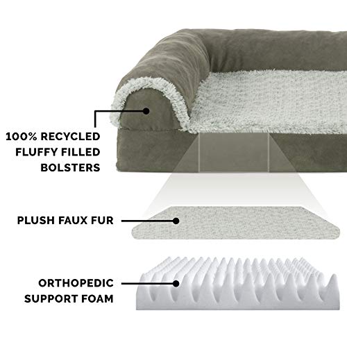 Orthopedic Dog Bed for Large (Large / Dark Sage)