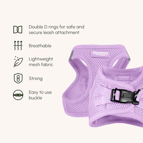 Step in Dog Harness for Large Dogs (Large / Lilac)