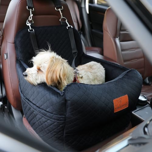 Dog Booster Car Seat for Medium (Black)