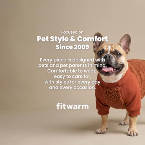 Sherpa Dog Fleece Sweater (Large / Red)