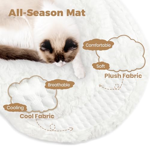 Modern Cat Tree (White / 45.6'')