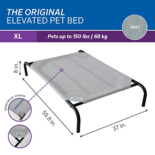 Original Elevated Dog Bed (X-Large Dog Bed / Grey)