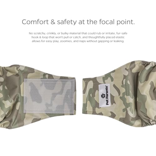 Washable Belly Bands for Male Dogs (Medium (16-20") / Camo)