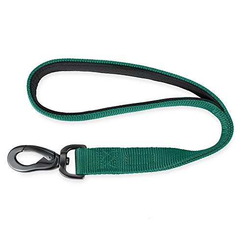 Short Dog Leash 18" (Dark Green / 18 Inches)