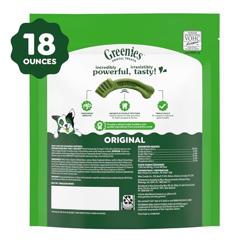 Teenie Original Natural Dental Dog Treats (65 Count (Pack of 1))