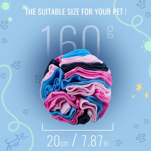 Pet Snuffle Ball (Royal blue / 20cm)