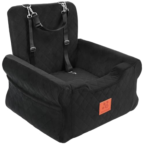Dog Car Seat for Small Medium Dogs (Black)