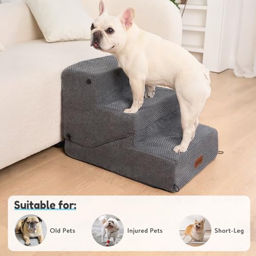 4 Step Dog Stair and Ramp for Small Dogs and Cats
