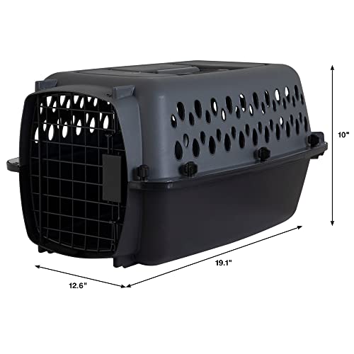 Pet Porter Dog Kennel 19in (19.0"L x 12.5"W x 10.0"H / gray)