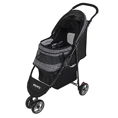 Gen7 Pet Starry Night Gray Regal Plus Pet Stroller (Light Gray)
