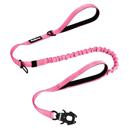 Heavy Duty Tactical Dog Leash (Pink)