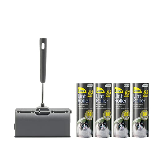 Lint Rollers Pet Hair Extra Sticky Furniture (1 Roller + 320 Sheets)