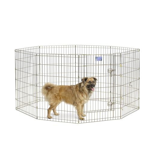 MidWest 36 Inch Exercise Pen (Gold Zinc w/ Door / 36" H)
