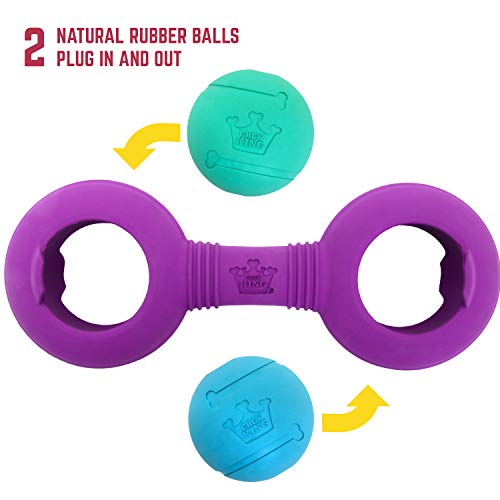 Premium Throw Stick Dog Toy (Throw Stick with 2 Balls)