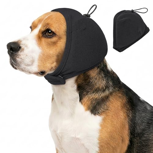 Colourdog Noise Reduction Ear Cover for Dogs M (Black / Medium)