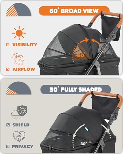 Medium Dog Stroller for Large Dogs (for Medium Pets)