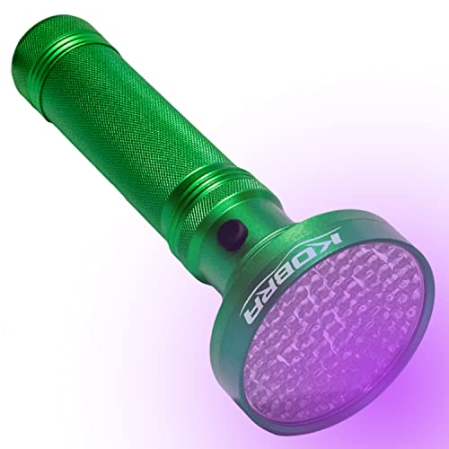 Kobra UV Black Light Flashlight (Green / 100 LED)