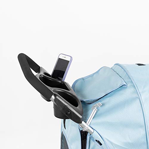 Four Wheel Pet Stroller (Blue)