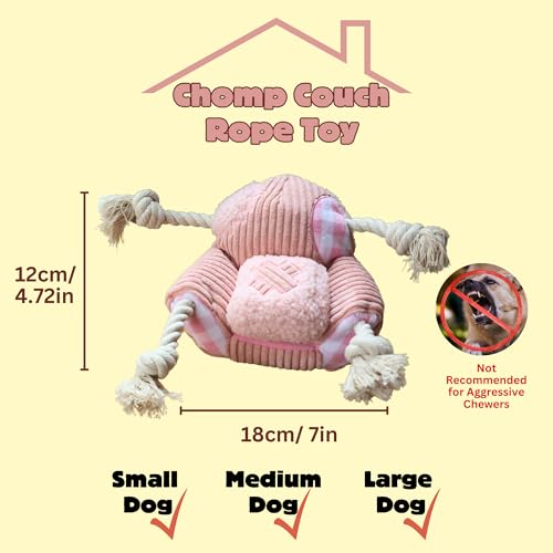 Squeaky Dog Toys (Sofa Rope)