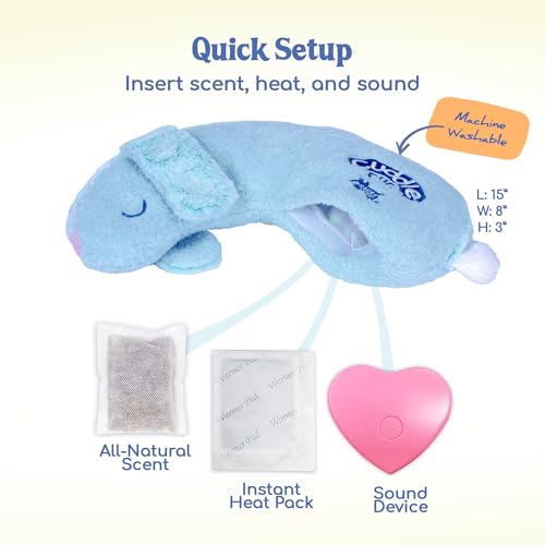 CuddleBun Heartbeat Puppy Toy Sleep Aid (Sky)