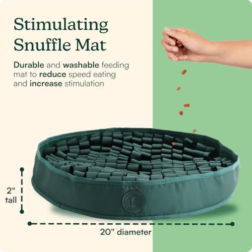 Snuffle Mat for Dogs (Hunter Green Snuffle Mat)