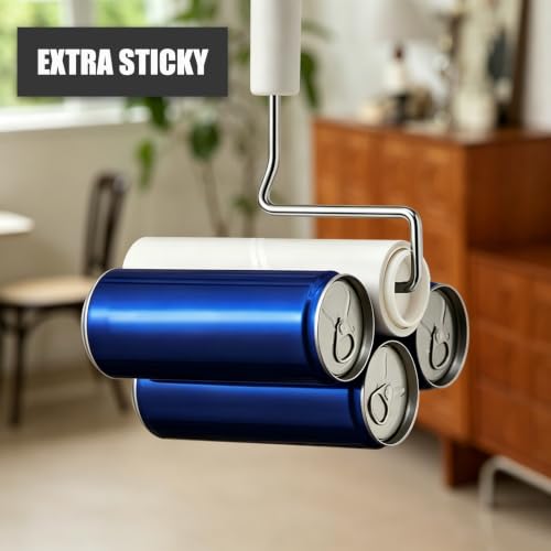 7.9'' Large Lint Roller for Pet Hair Extra Sticky (1 Roller + 450 Sheets)