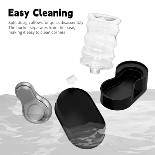 7L Raised Dog Water Dispenser (7L / Classic Black)