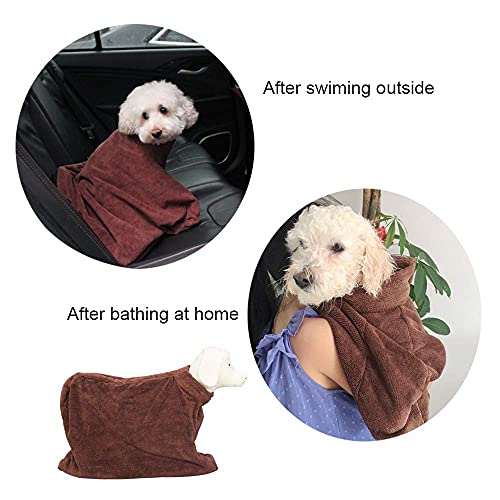 Dog Bathrobe Towel (X-Small)