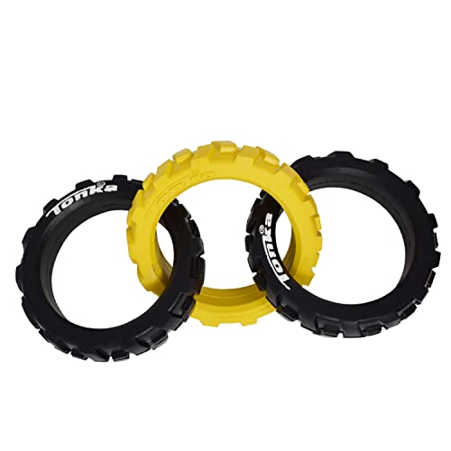 Rubber 3 Ring Tug Dog Toy (7.5 inches)