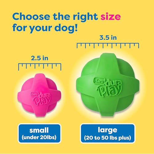 DuraPlay Ball Squeaky Latex Dog Toy (Large Ball / 3 Count)