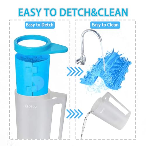 Dog Paw Cleaner with Handle