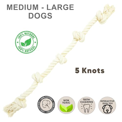 Dog Rope Toys for Large (5 Knots)