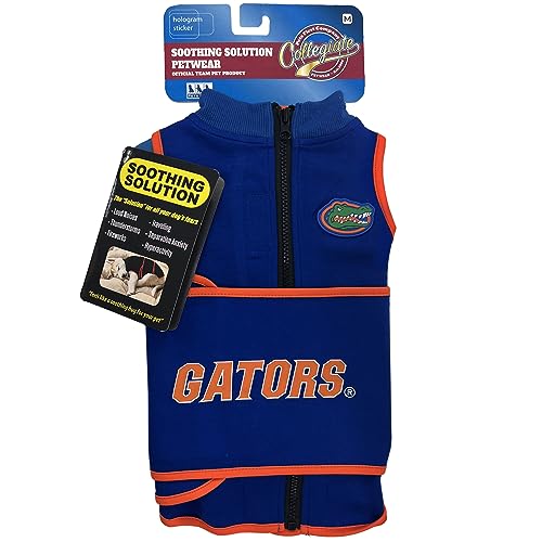NCAA Florida Gators Dog Anxiety Shirt Calming Soothing Vest (Large / Florida Gators)