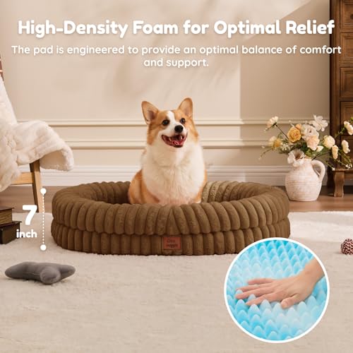 Orthopedic Dog Bed (Brown / L(35*28*7))