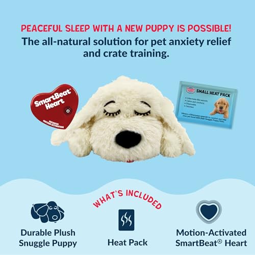 Snuggle Puppy Junior Heartbeat Toy (Cream)