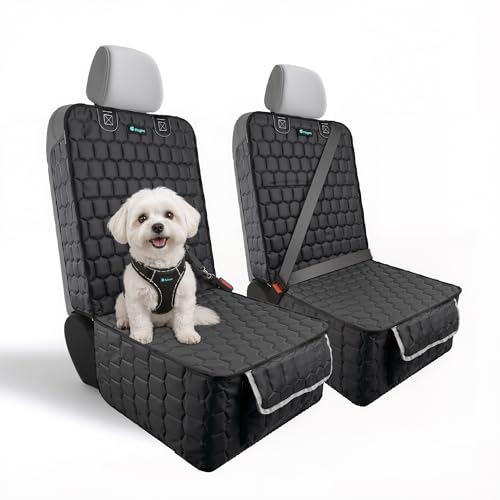2 Pack Front Seat Covers for Dogs (2-Pack)