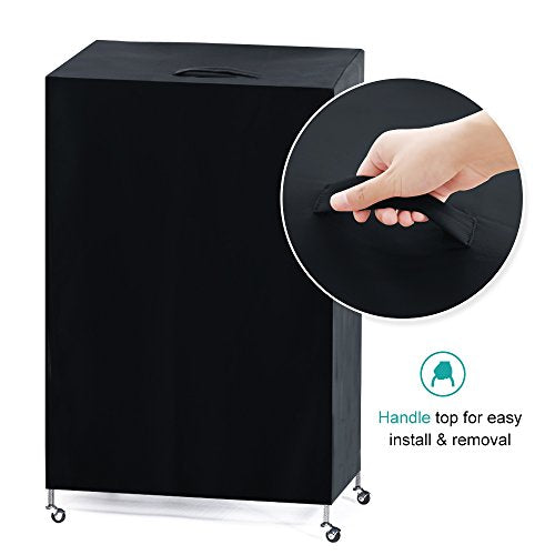 Pets Product Universal Birdcage Cover Blackout & Breathable Birdcage Cover for Pets' Good Night (21.0"L x 21.0"W x 28.0"H / Black)