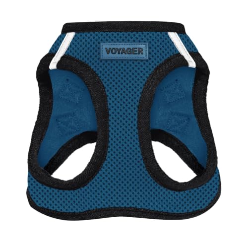 Voyager Step in Air Dog Vest Harness (Blue/Black Trim / XXS (Chest: 12 - 13.5"))