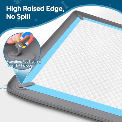 Pee Pad Holder for Small Dogs (Gray)