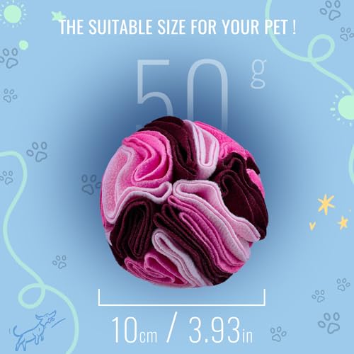 Pet Snuffle Ball (Fantasy pink / 10cm)