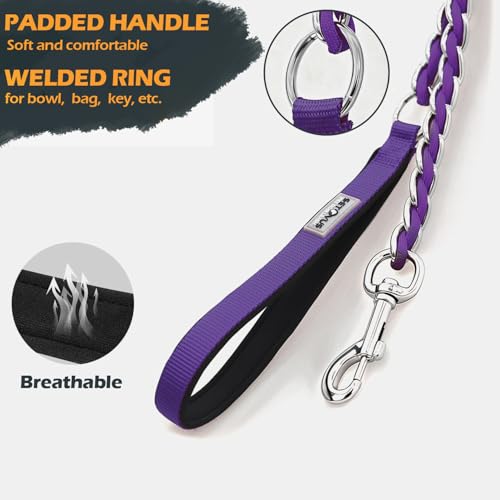 Chain Dog Leash (Purple / 5.2FT(80-150lb))